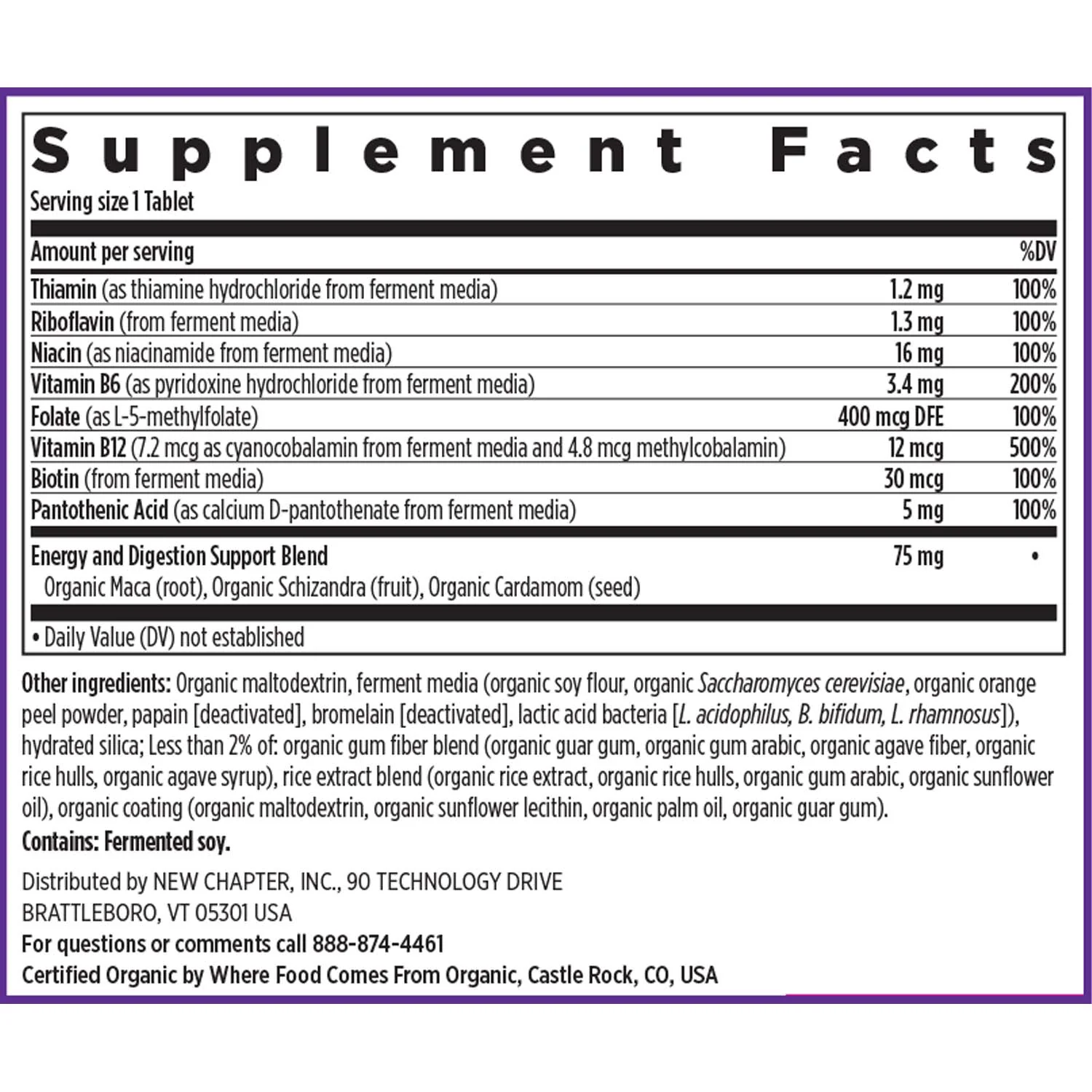 Fermented Coenzyme B Complex, Energy & Nervous System Support - Image 10